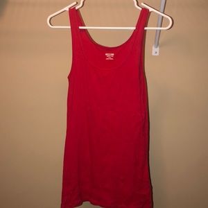 Red tank top